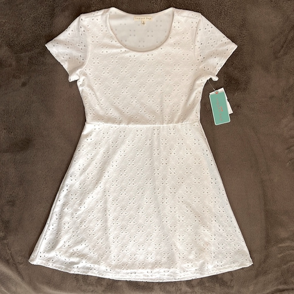 Copper Key Girls White Dress